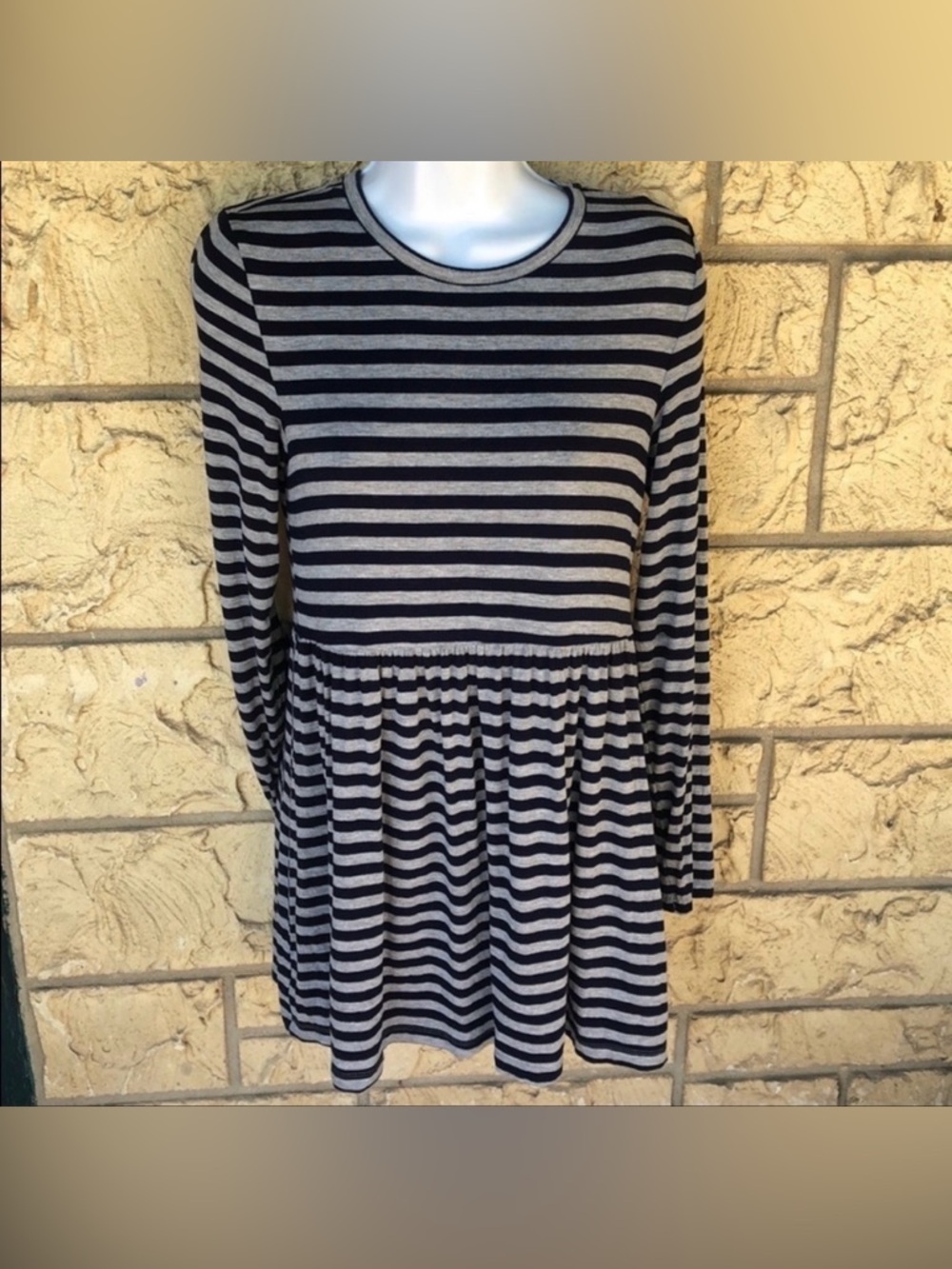 A dip of darling Dress Top Tunic Striped Boutique Comfy Loose
